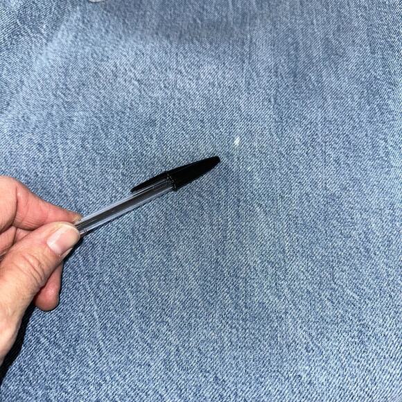 GAP Jeans Womens 30 10 Tall Baggy Mid Rise Ultrasoft Wide Leg Light Wash See Pic - Picture 15 of 15